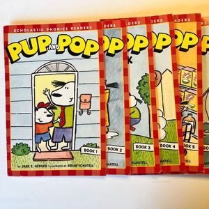 3/$20 😀 Pup and Pop - Scholastic PHONICS Readers - Learn to read (lot 8 books)